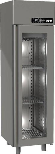 K+T Umluftkühlschrank EN 600 x 400, mit Glastüre, steckerfertig
