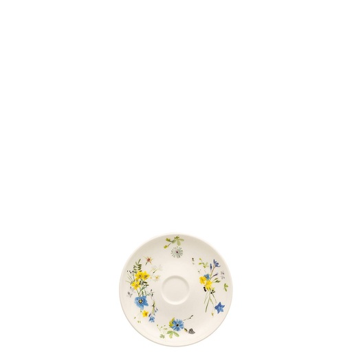 Rosenthal Brillance Fleurs des Alpes Espresso-Untertasse/Cappuccino 11 cm