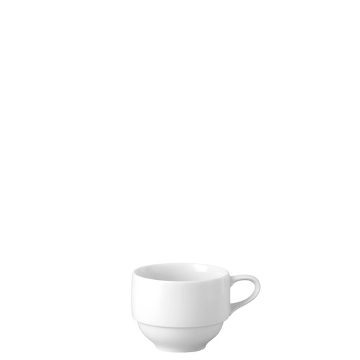 Rosenthal Epoque Weiss Obertasse Stapeltasse 0,22 8,5 cm