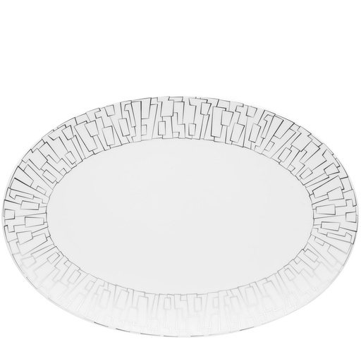Rosenthal TAC Gropius Skin Platin Platte 38 cm