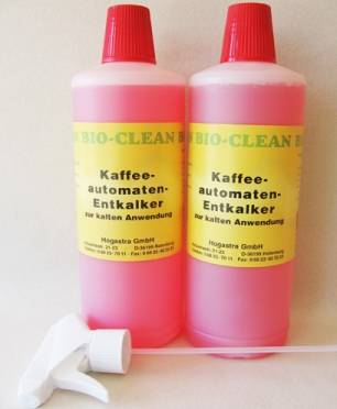 2 Stück Kaffee-Automaten-Entkalker 1L BIO CLEAN – Let'sGastro