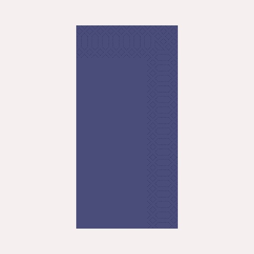 Zelltuchserviette 33x33 cm, 3-lagig, dunkelblau, 1/8 Falz