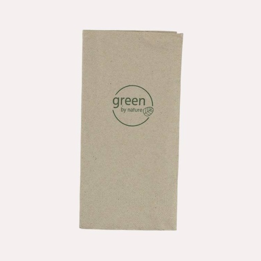 rPapier-Serviette 33x33 cm, 2-lagig, NATUR, 1/8 Falz