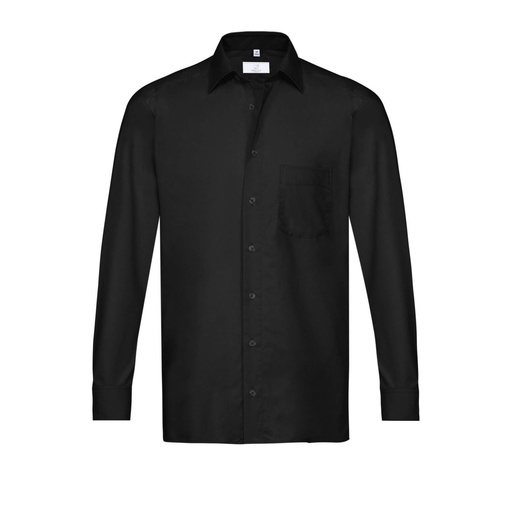 Basic-Hemd, schwarz