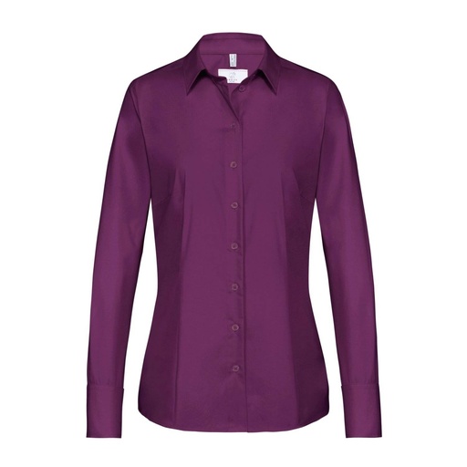 Basic-Bluse, brombeere
