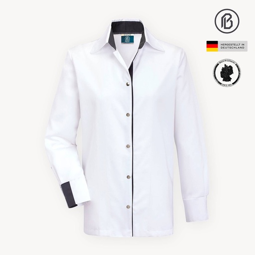 Kochbluse Soft-Stella, weiß