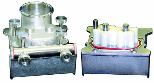 Pumpeneinheit aus Edelstahl, 142 mm, 142 mm, 150 mm