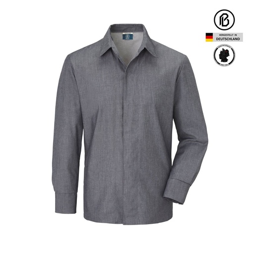 Kochhemd Treck-PIERRE, Denim-Optik